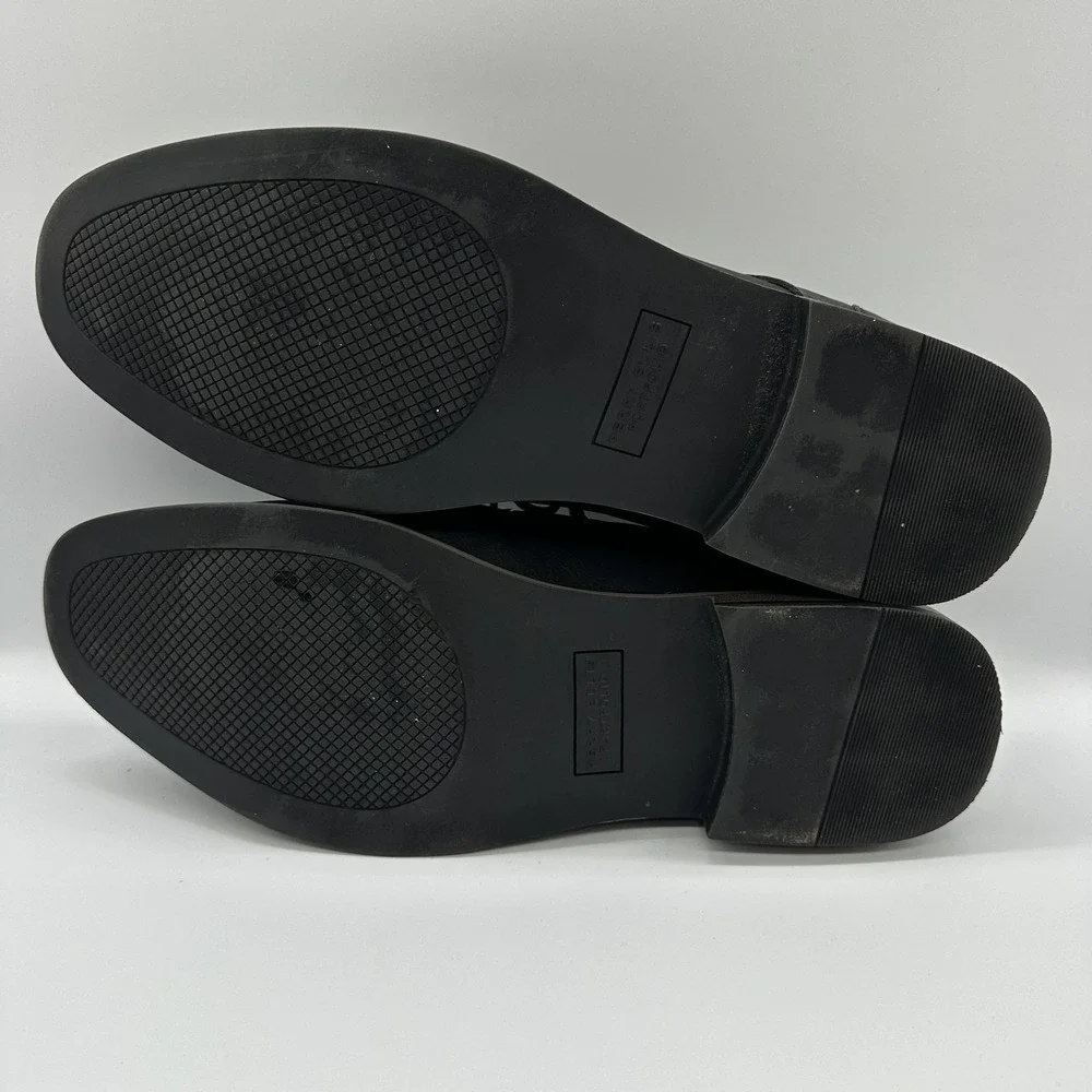 Perry Ellis Portfolio Clover Shoes Mens Size 13 Black‎ Synthetic Derby Dress